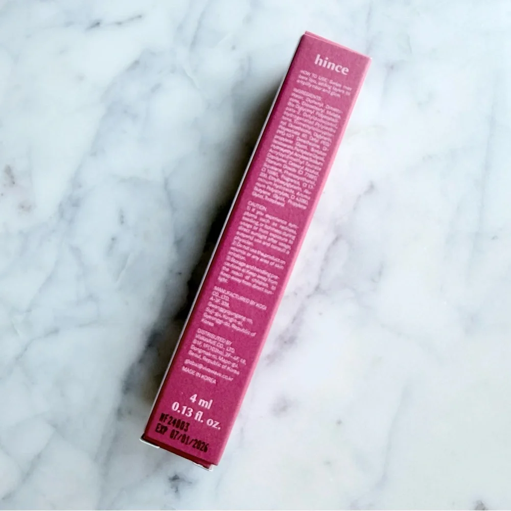 Hinge Mood Enhancer Water Liquid Glow Lipgloss New Allure